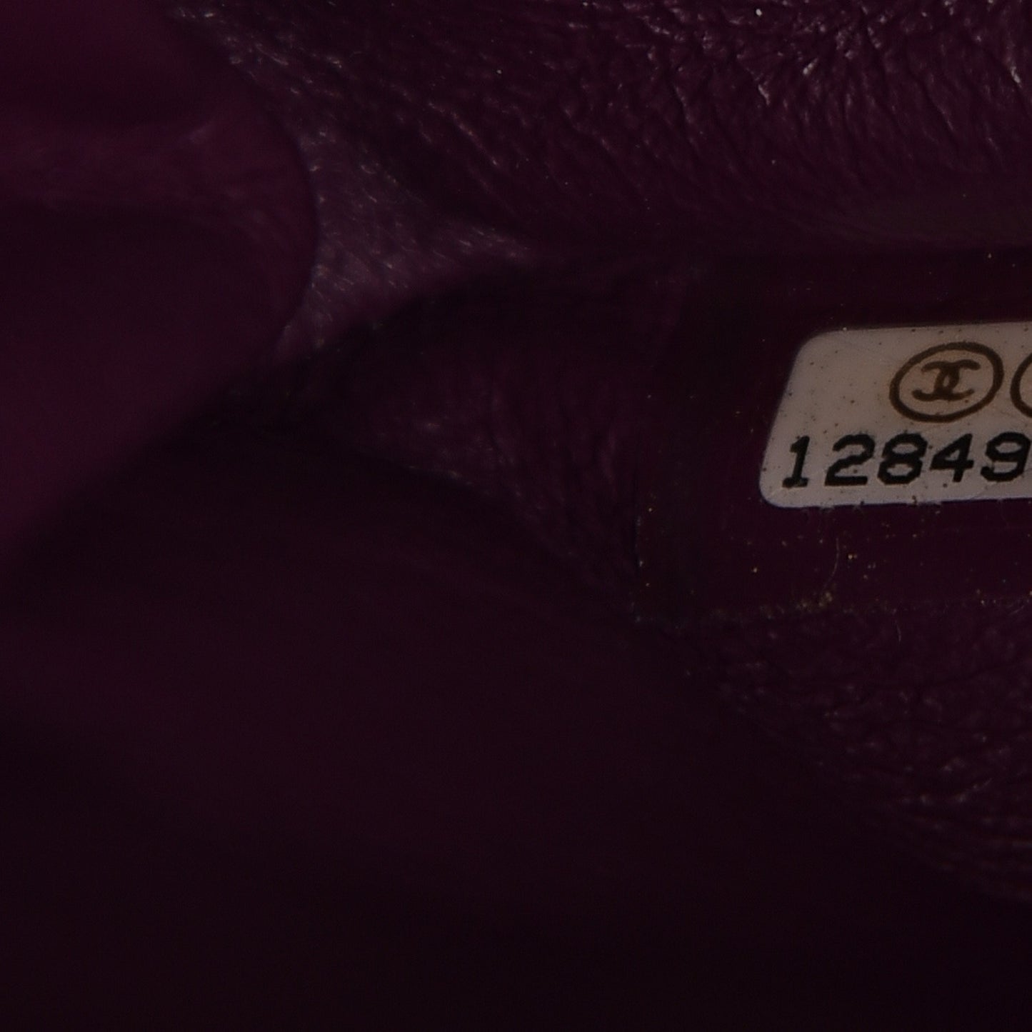 Lambskin Quilted Jumbo Single Flap Purple