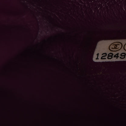 Chanel Lambskin Quilted Jumbo Single Flap Purple 7 of 7