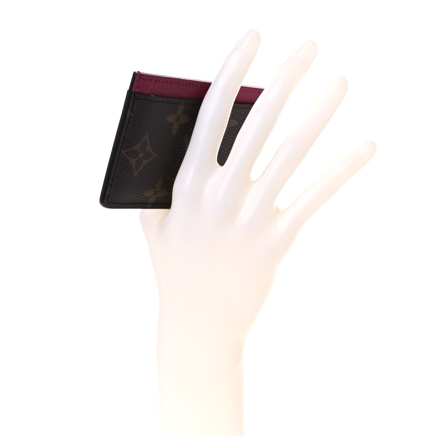 Monogram Card Holder Fuchsia