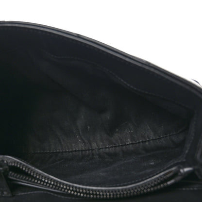 Saint Laurent Calfskin Y Quilted Monogram Monochrome Small Loulou Chain Satchel Black 5 of 13
