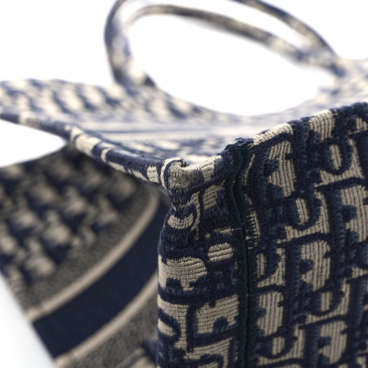 Oblique Large Book Tote Blue Multicolor