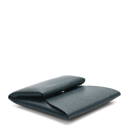 Hermes Chevre Mysore Bastia Coin Purse Vert Cypress 4 of 7