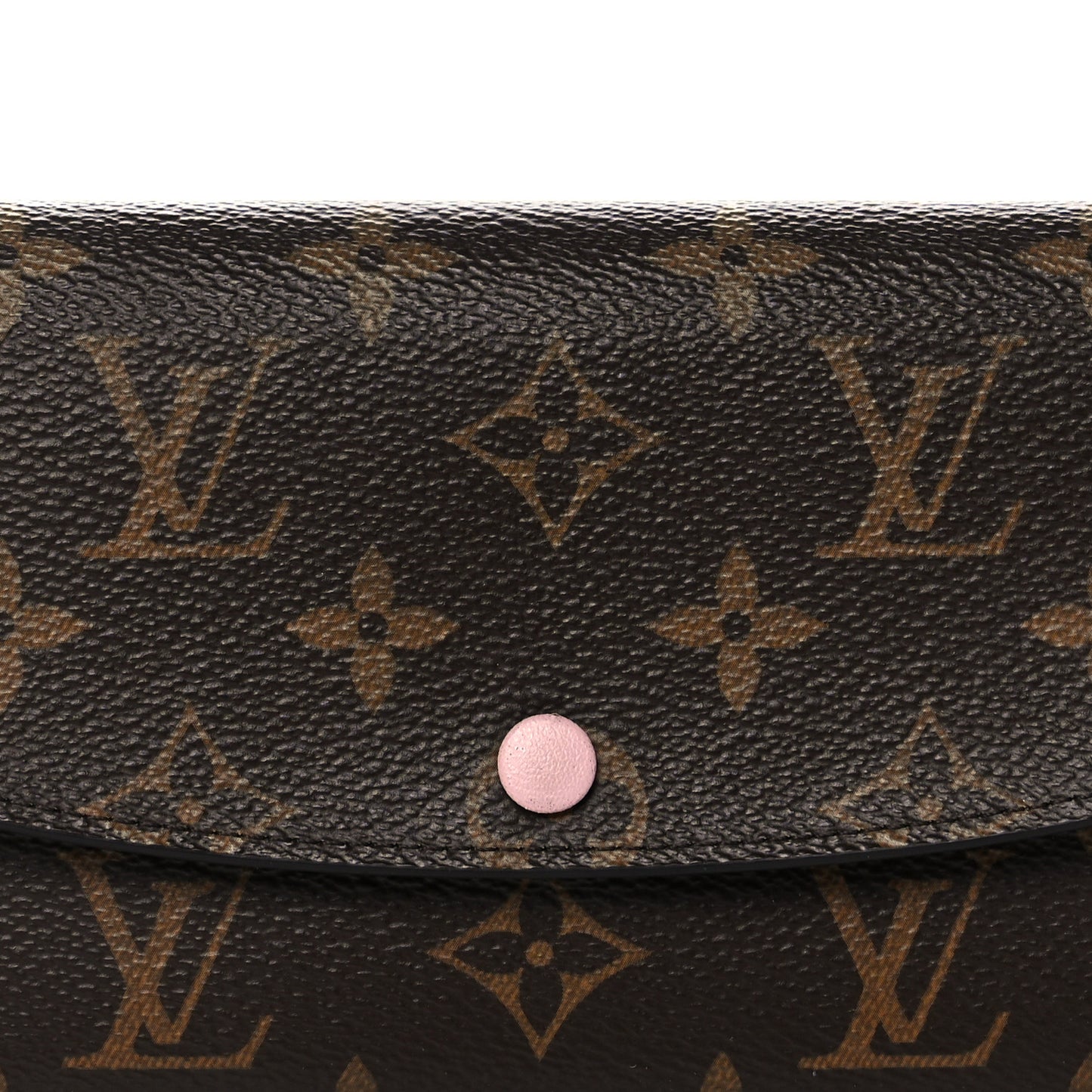 Monogram Emilie Wallet Rose Ballerine