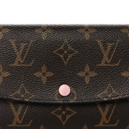 Louis Vuitton Monogram Emilie Wallet Rose Ballerine 7 of 14