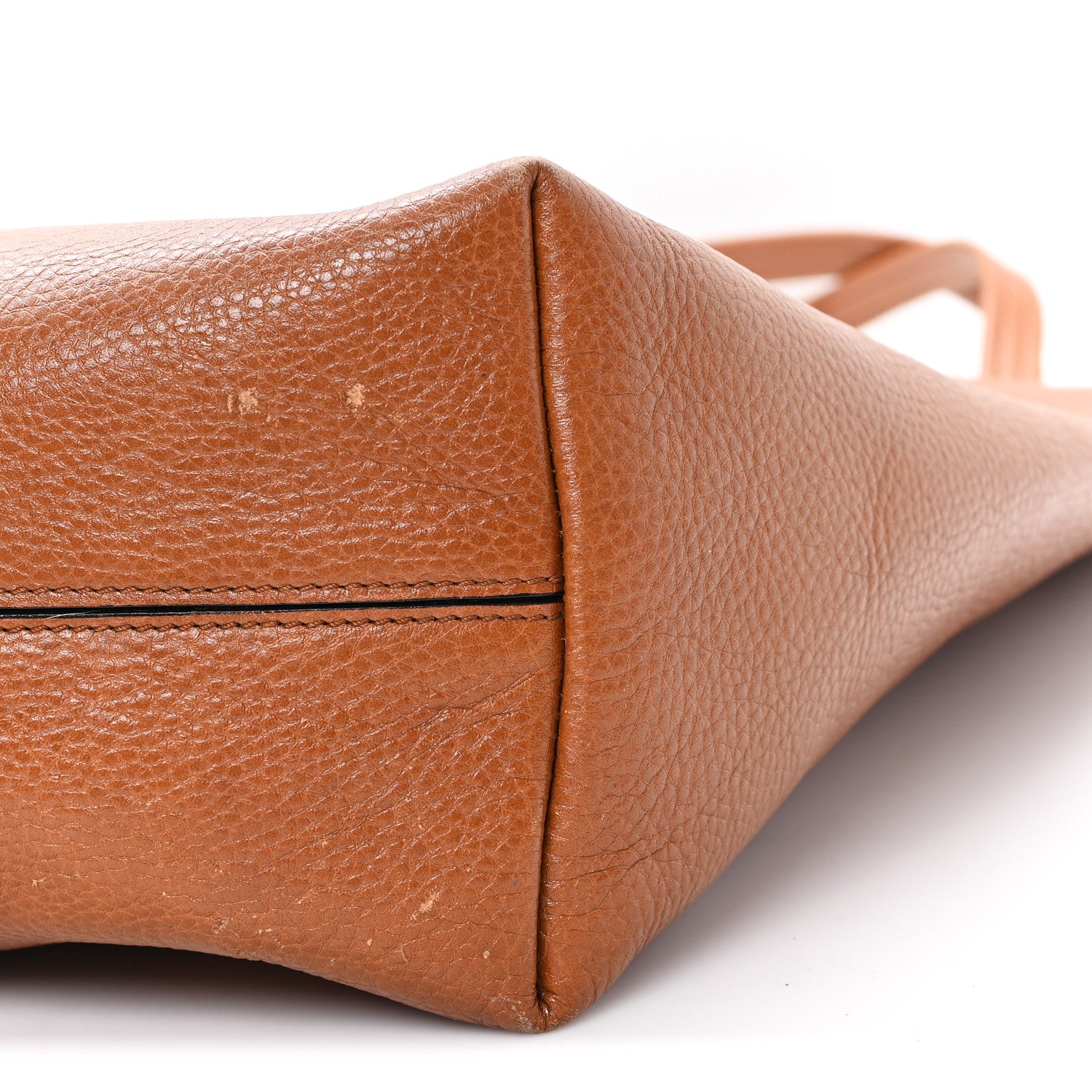 Chloe Grained Calfskin Large Spin Tote Clay Brown 10 of 10
