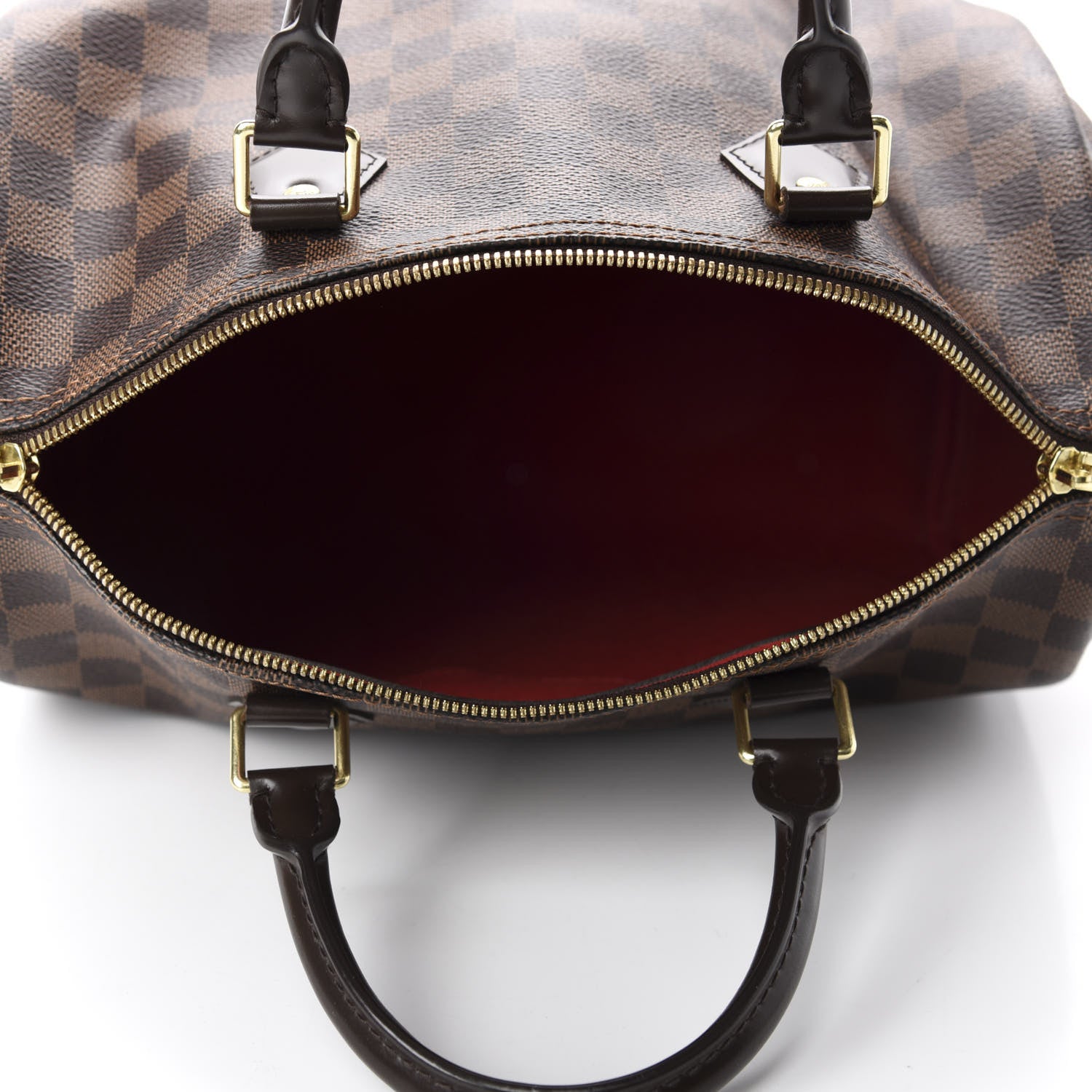 Louis Vuitton Damier Ebene Speedy Bandouliere 30 6 of 11