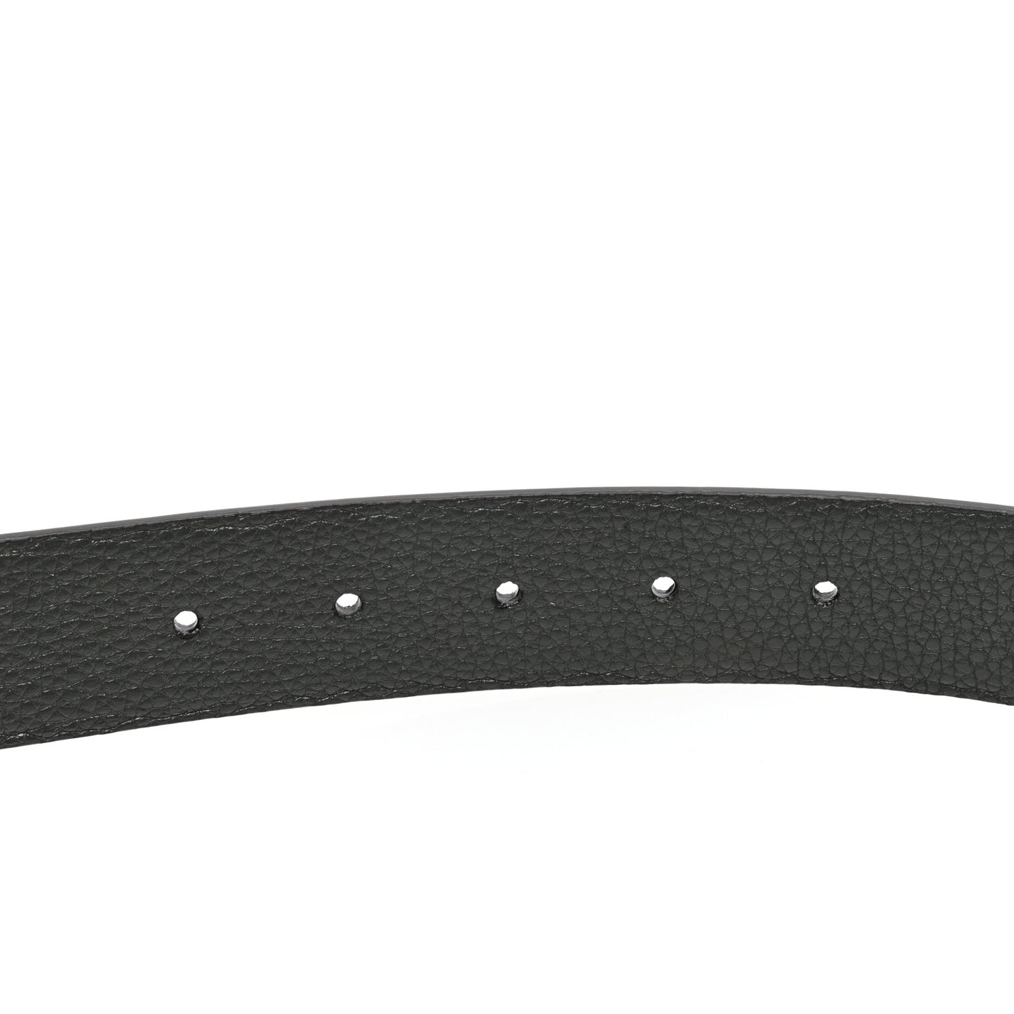 Cuoio Romano Glazed Fabric FF Reversible Belt 95 38 Black Tobacco