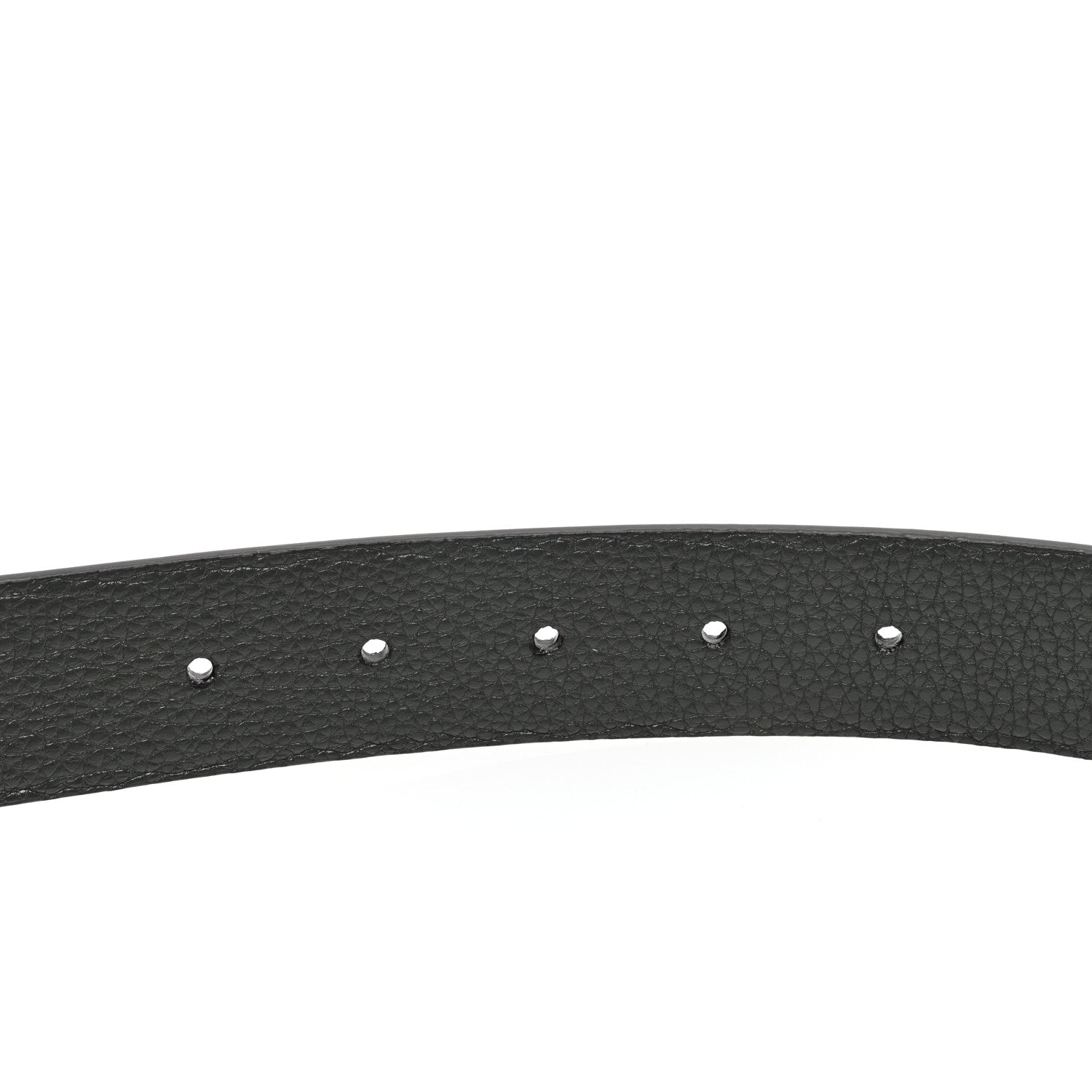 Fendi Cuoio Romano Glazed Fabric FF Reversible Belt 95 38 Black Tobacco 5 of 6