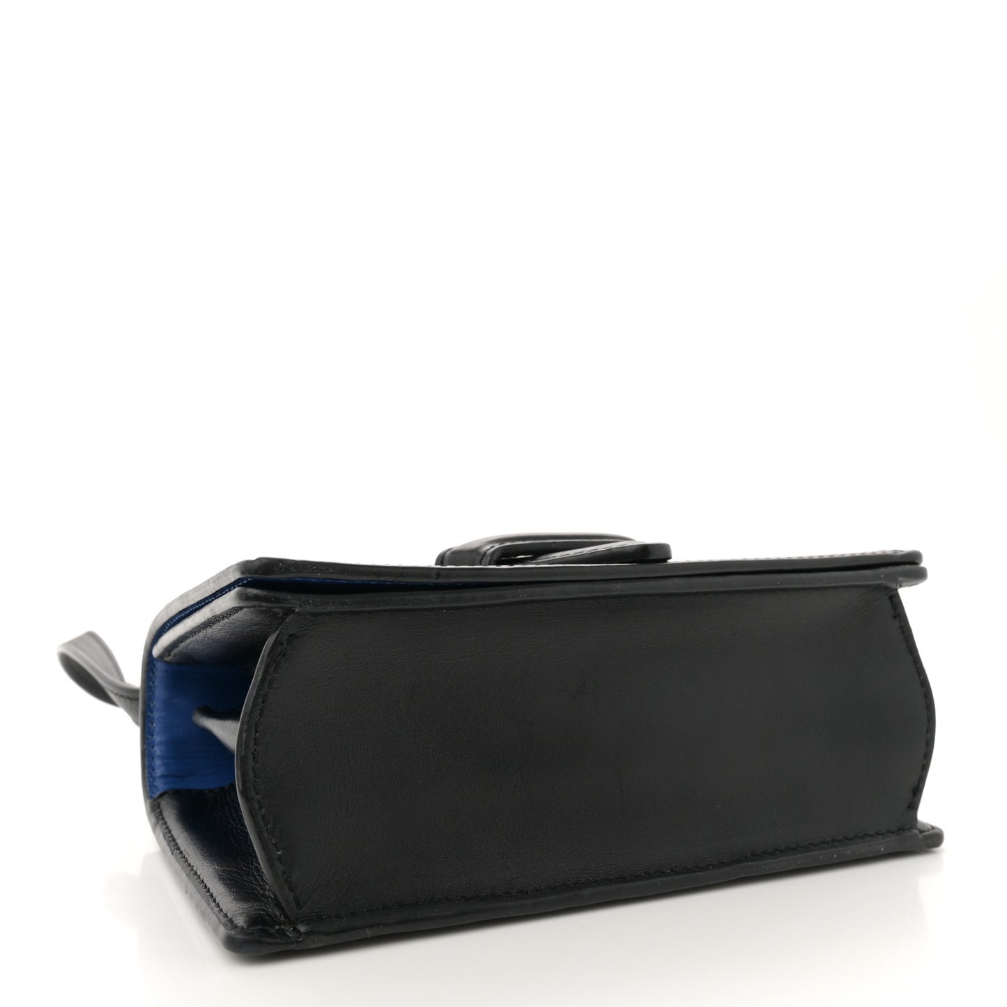 Calfskin Hearts Small Barcelona Shoulder Bag Black
