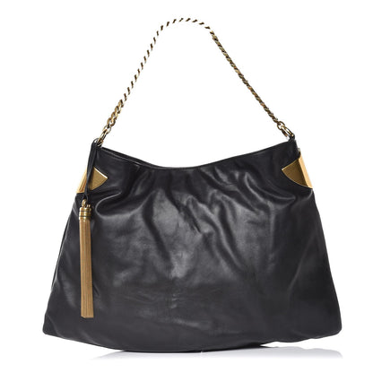 Gucci Lambskin Medium 1970 Shoulder Bag Black 1 of 8