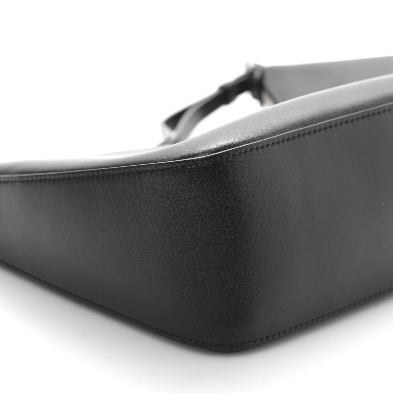 Givenchy Smooth Calfskin Small Moon Cut Out Shoulder Bag Black 8 of 9