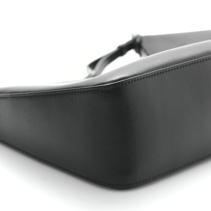 Givenchy Smooth Calfskin Small Moon Cut Out Shoulder Bag Black 8 of 9