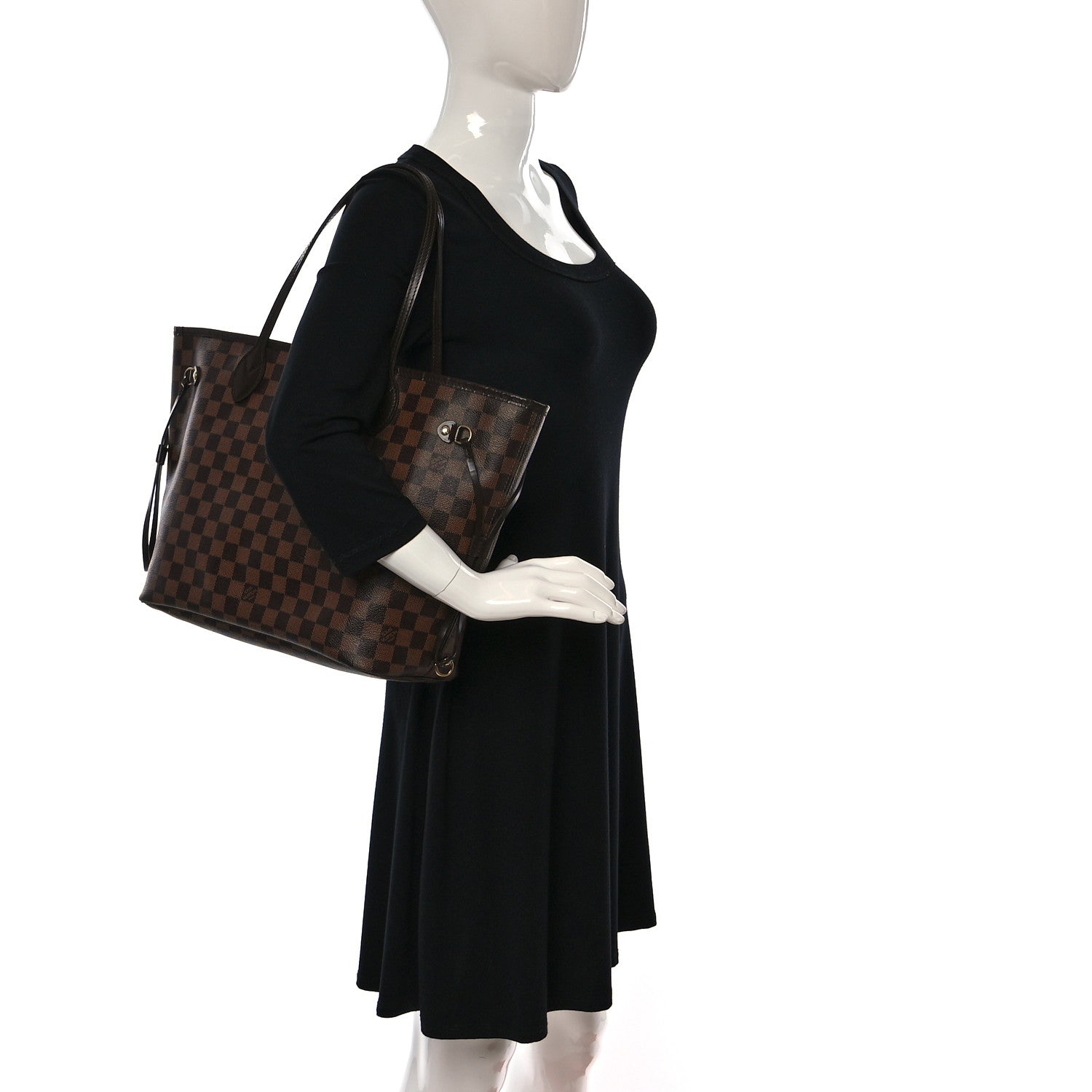 Louis Vuitton Damier Ebene Neo Neverfull MM 2 of 9