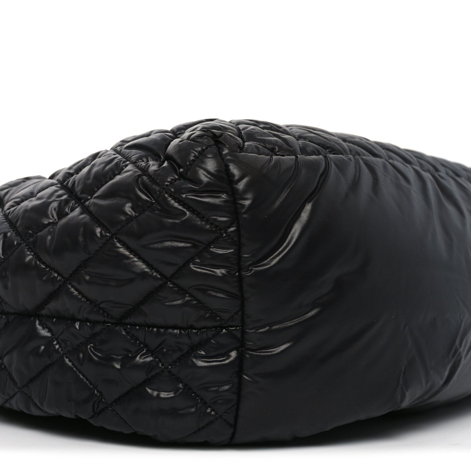 Chanel Nylon Quilted Large Coco Cocoon Tote Black 9 of 10