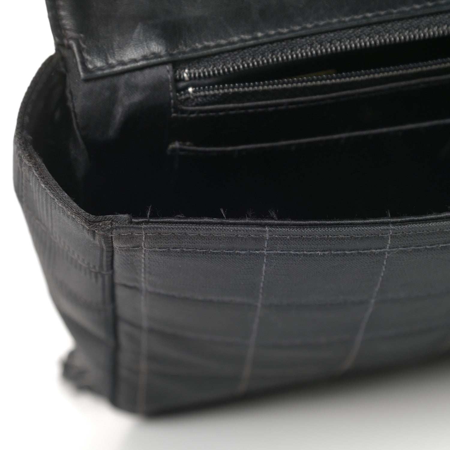 Chanel Nylon Medium Travel Flap Black 11 of 13