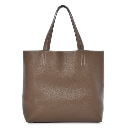 Hermes Sikkim Taurillon Clemence Double Sens 36 Etoupe 1 of 17