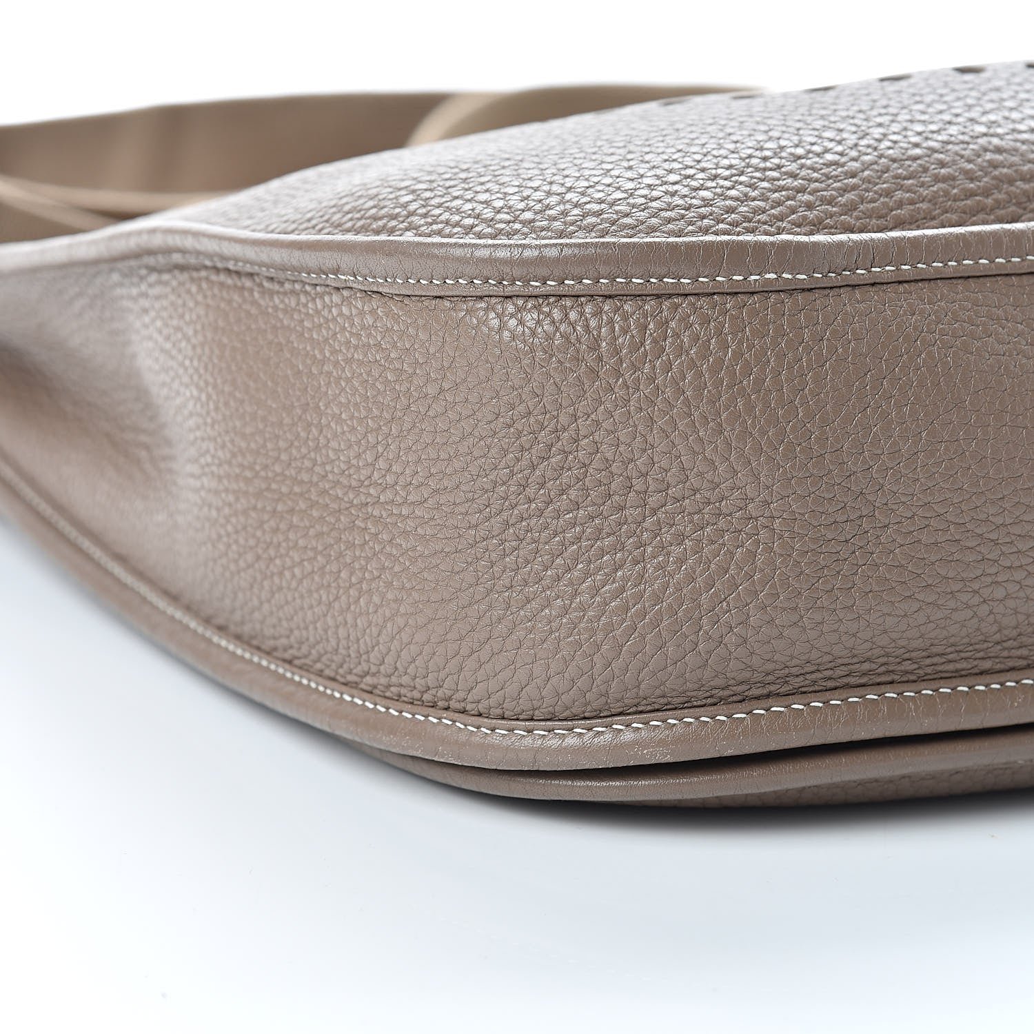 Hermes Taurillon Clemence Evelyne III GM Etoupe 9 of 10