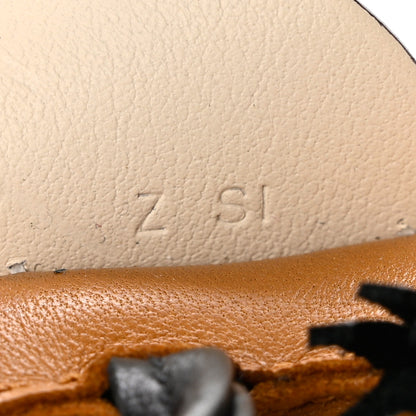 Hermes Milo Lambskin Grigri Rodeo Pegase Horse Bag Charm PM Sesame Black Nata 4 of 4