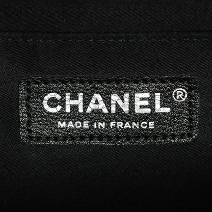 Chanel Denim Tweed Patchwork Jumbo Single Flap Blue 6 of 7