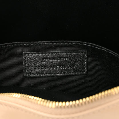 Saint Laurent Calfskin Matelasse Monogram Lou Camera Bag Dark Latte 6 of 9
