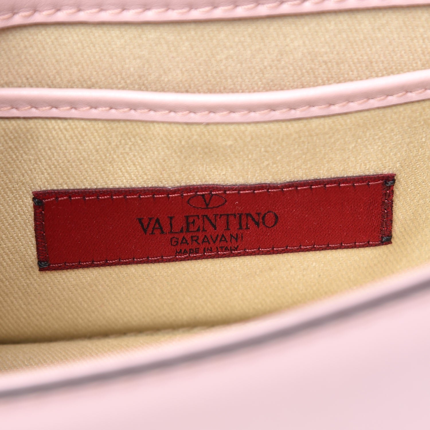 Valentino Garavani Vitello Mini Glam Lock Rockstud Flap Water Rose 6 of 6