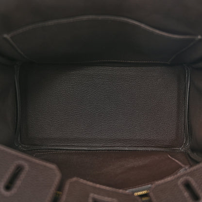 Hermes Togo Birkin 25 Bai Brun 5 of 10