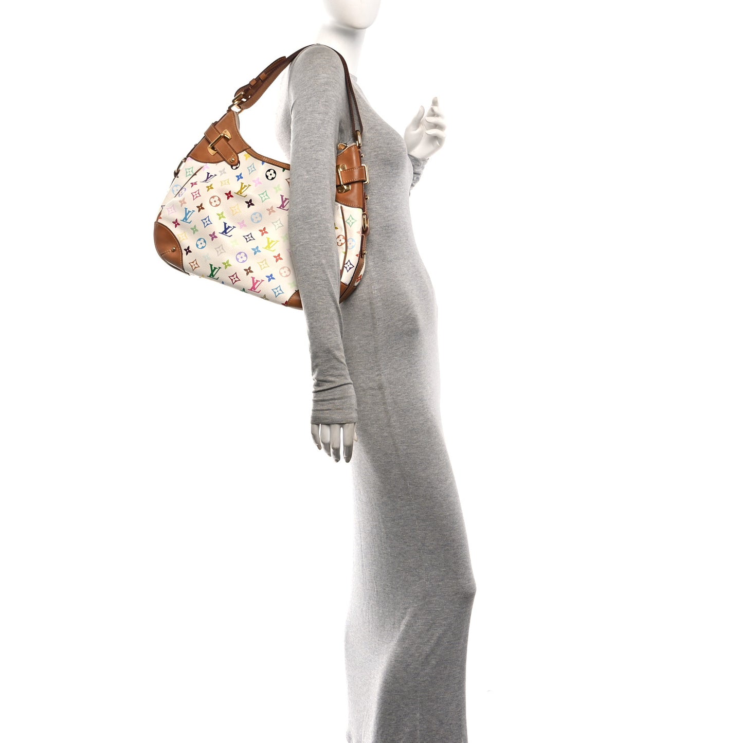 Monogram Multicolor Greta White
