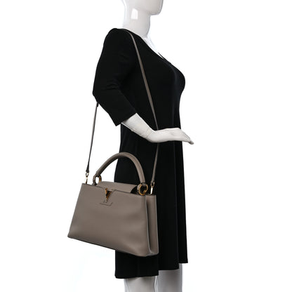 Louis Vuitton Taurillon Capucines PM Galet 2 of 8