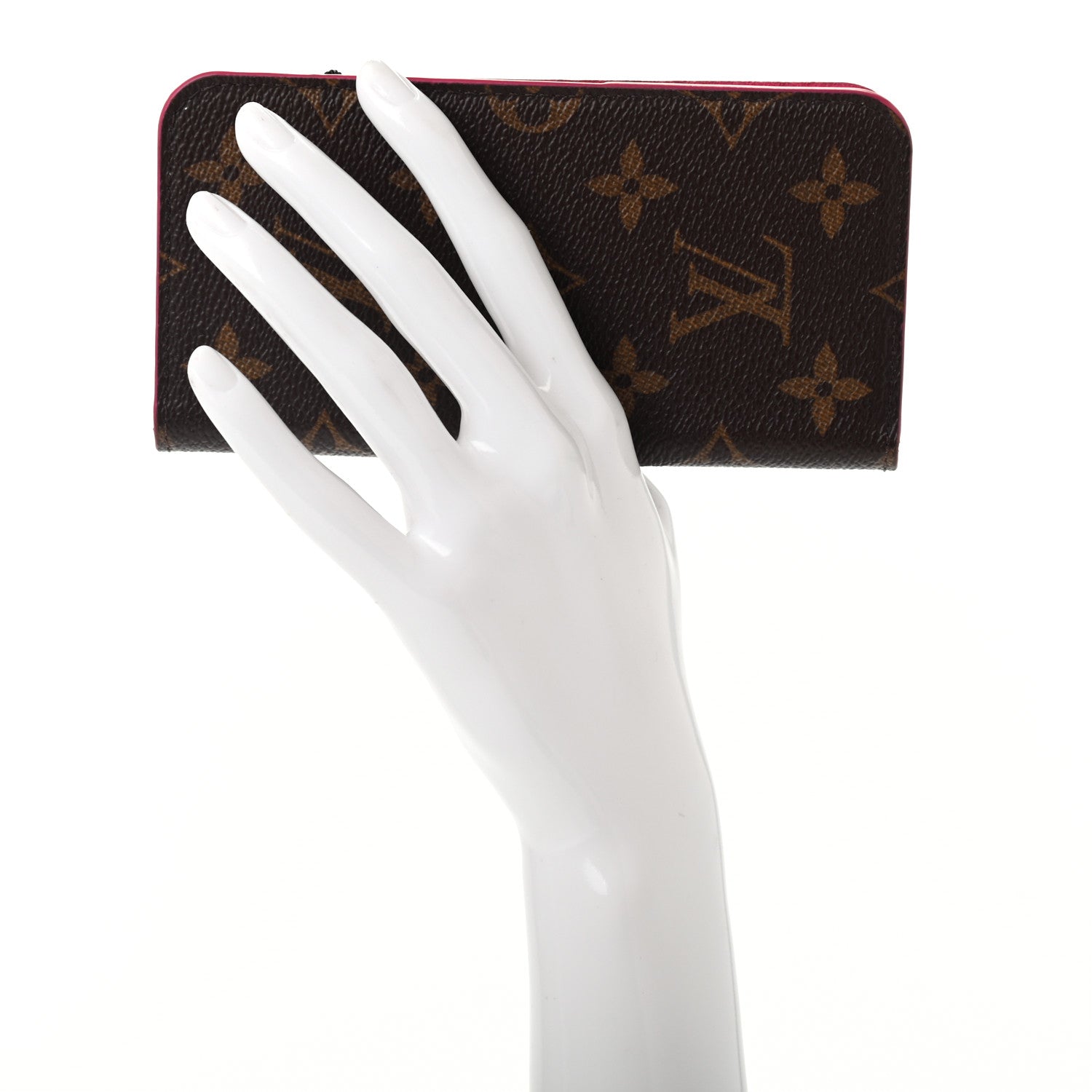 Louis Vuitton Monogram iPhone X Folio Case Rose Pop 2 of 6