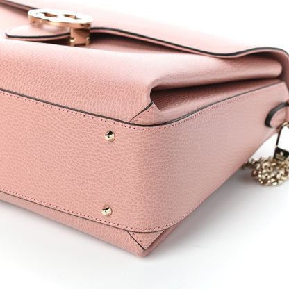 Gucci Dollar Calfskin Medium Interlocking G Top Handle Shoulder Bag Soft Pink 9 of 9