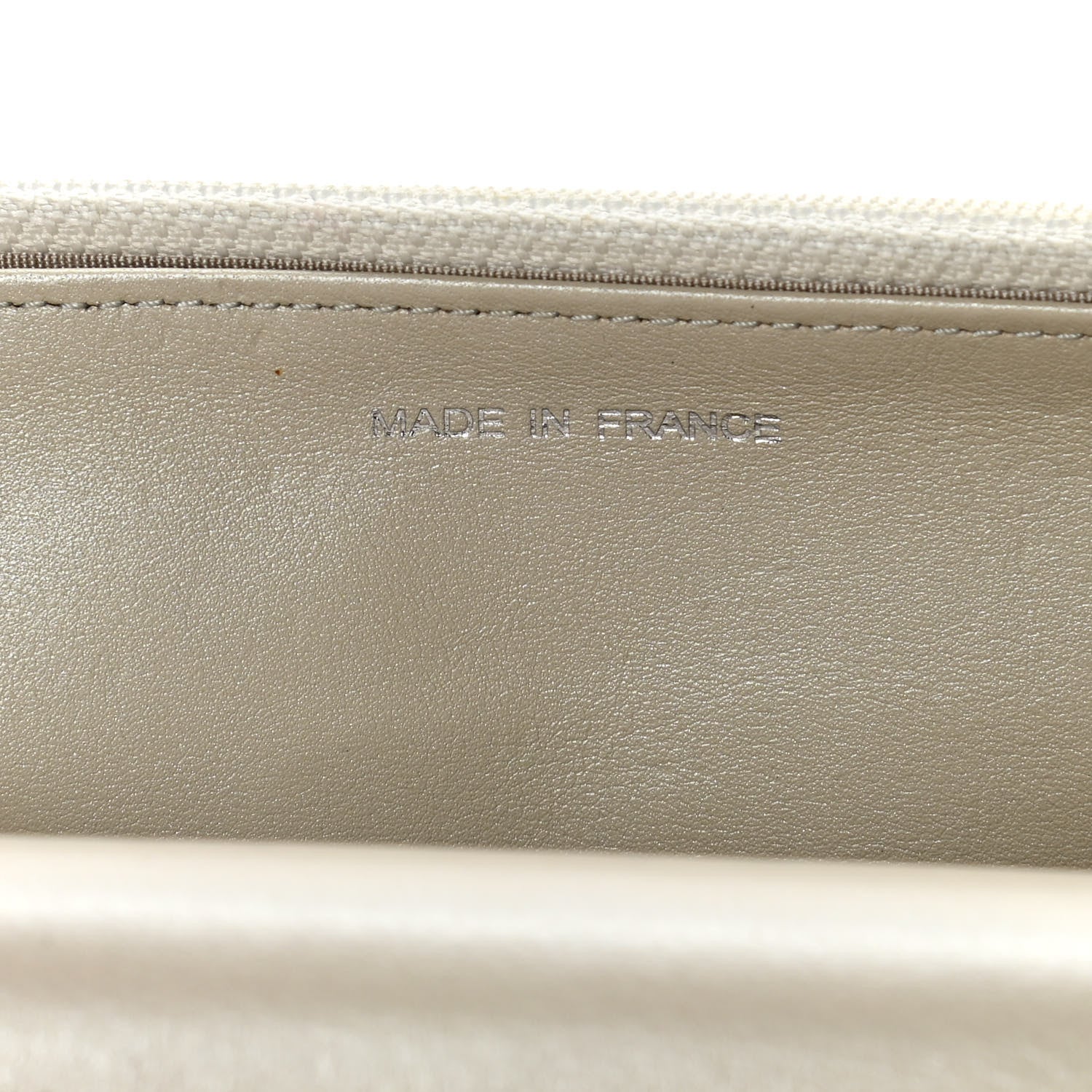 Chanel Caviar Sevruga Wallet on Chain WOC Silver 7 of 14