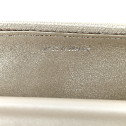 Chanel Caviar Sevruga Wallet on Chain WOC Silver 7 of 14