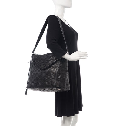 Louis Vuitton Monogram Lambskin Antheia Ixia MM Black 3 of 10