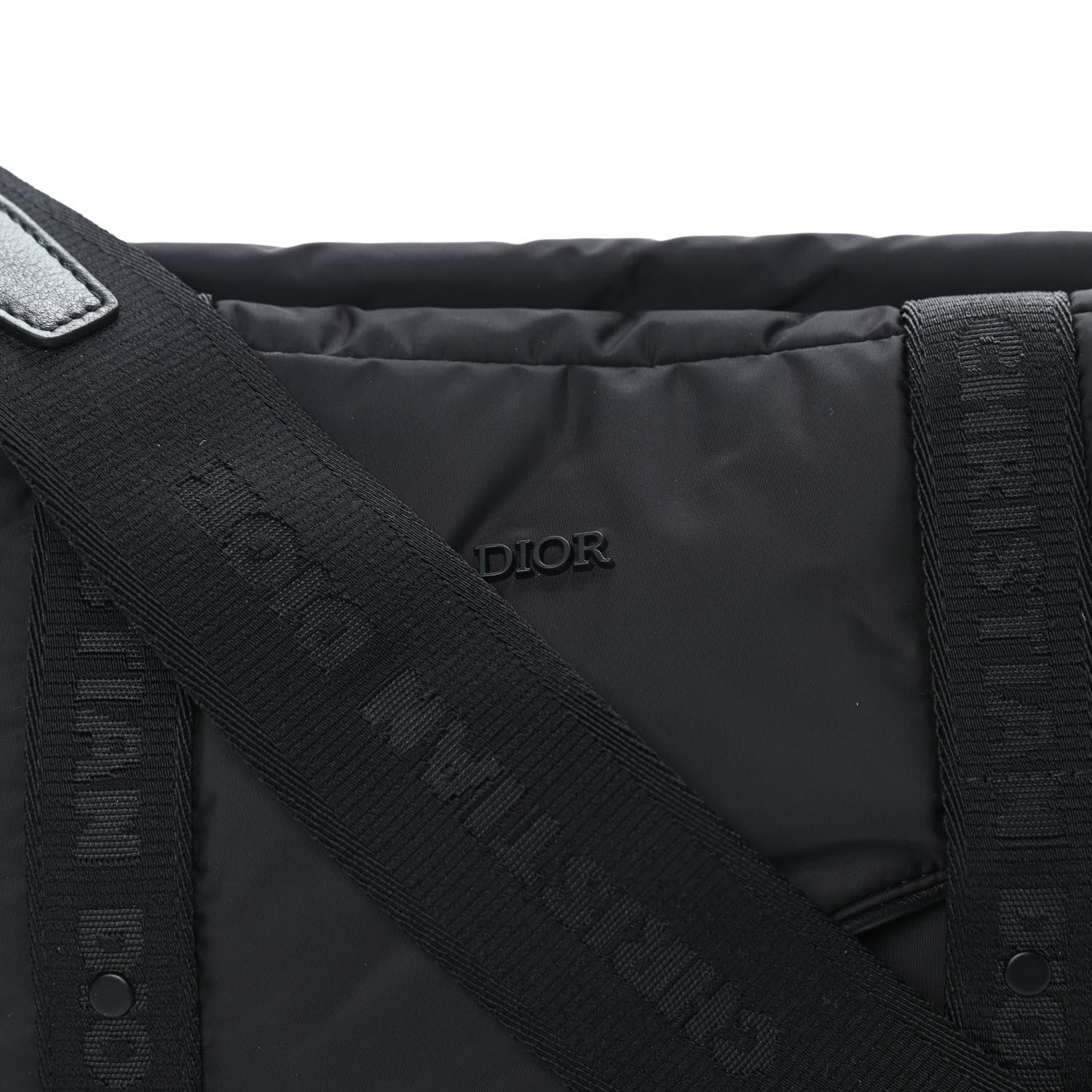 Christian Dior HOMME Nylon Saddle Messenger Bag Black 7 of 10