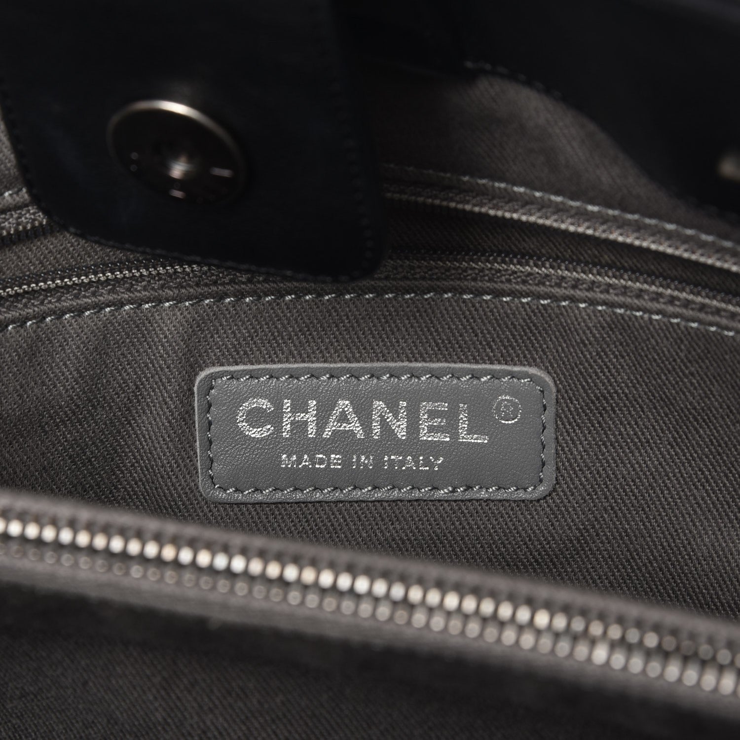 Chanel Calfskin Medium Stitch It Tote Black 7 of 7