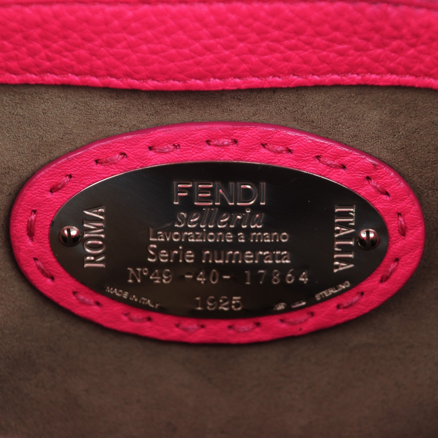 Cuoio Romano Selleria Large Anna Bucket Bag Fuxia