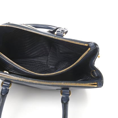 Prada Saffiano Small Galleria Double Zip Tote Bluette 5 of 22