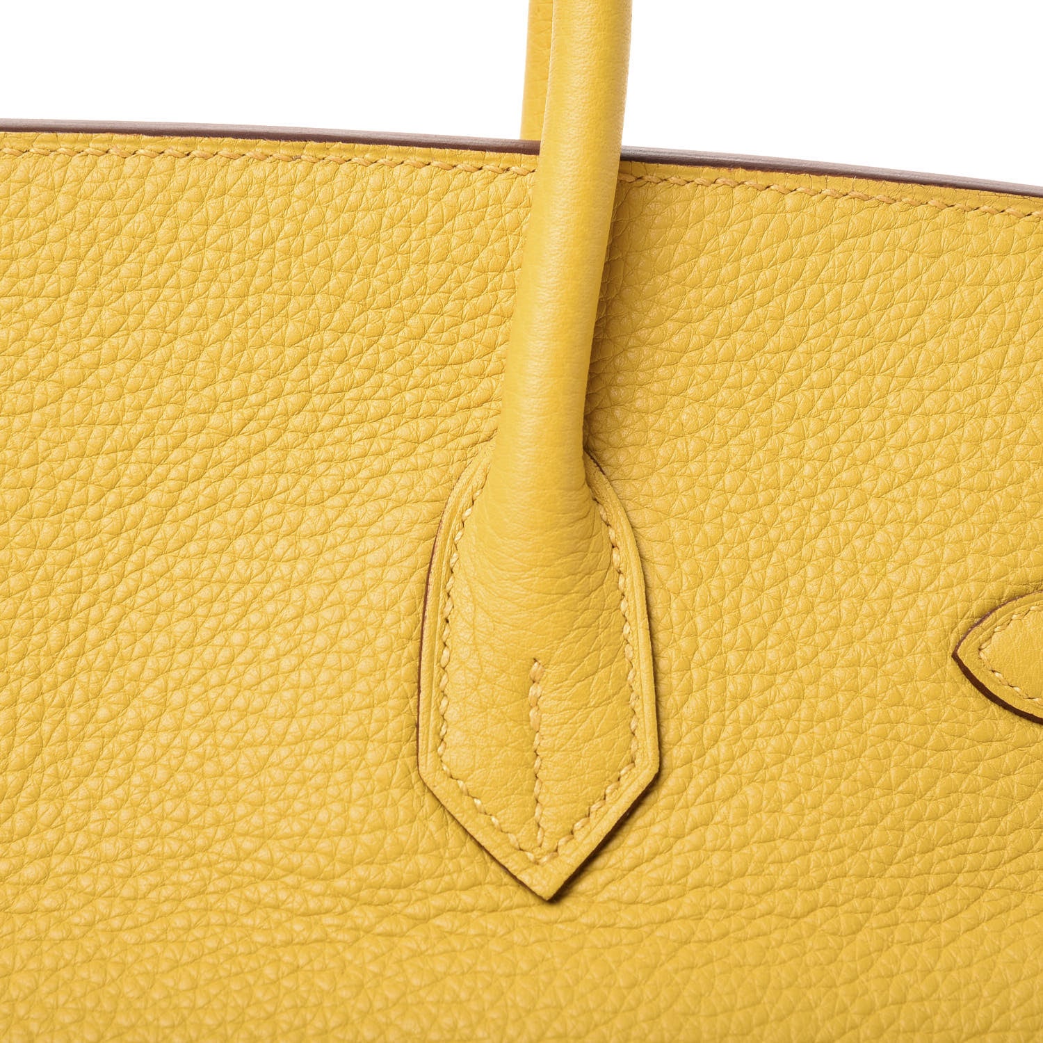 Hermes Taurillon Clemence Birkin 35 Soleil 8 of 32