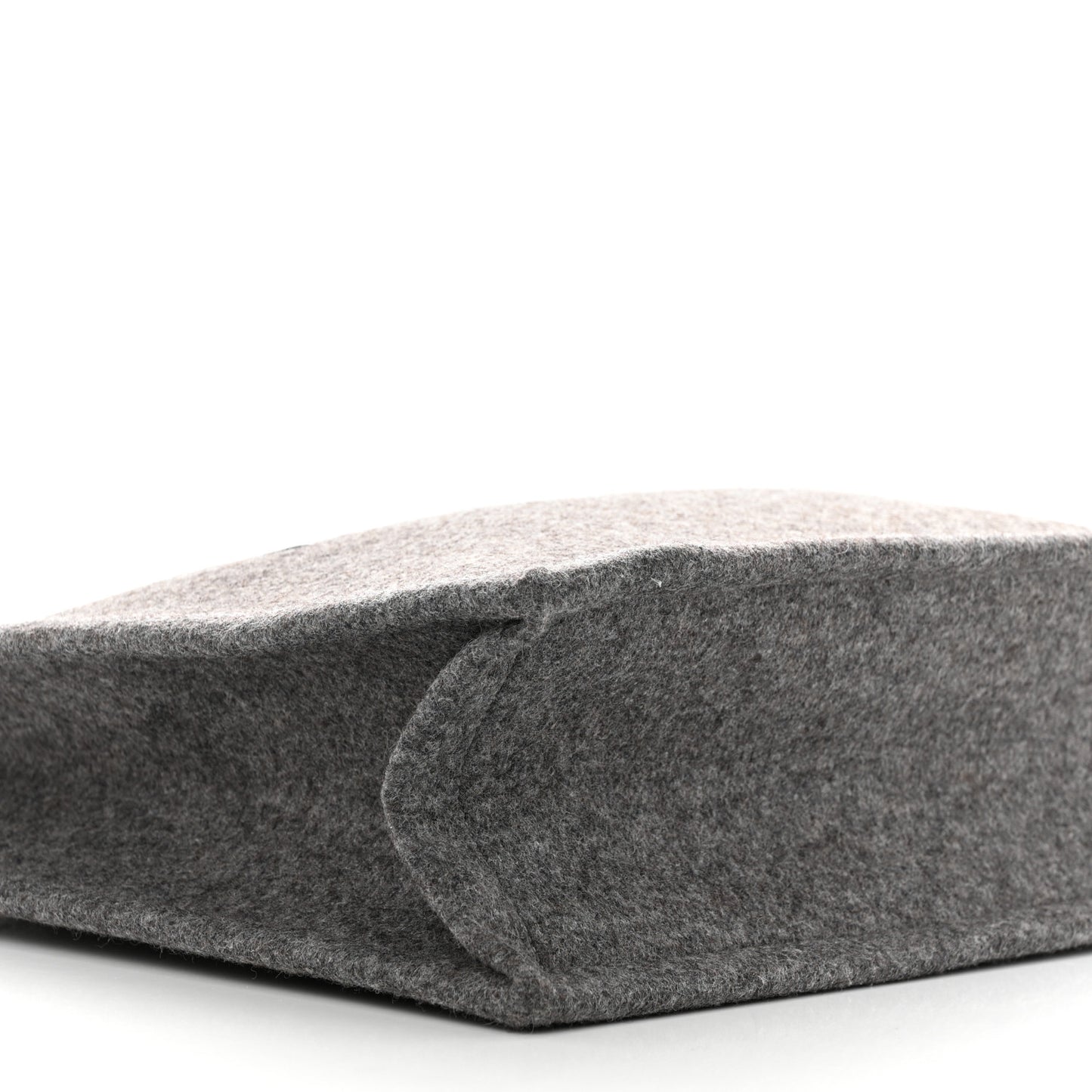 Wool Calfskin Rive Gauche Tote Grey