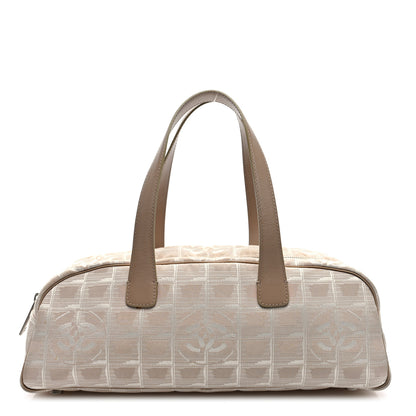 Chanel Nylon Travel Bowler Beige 1 of 10