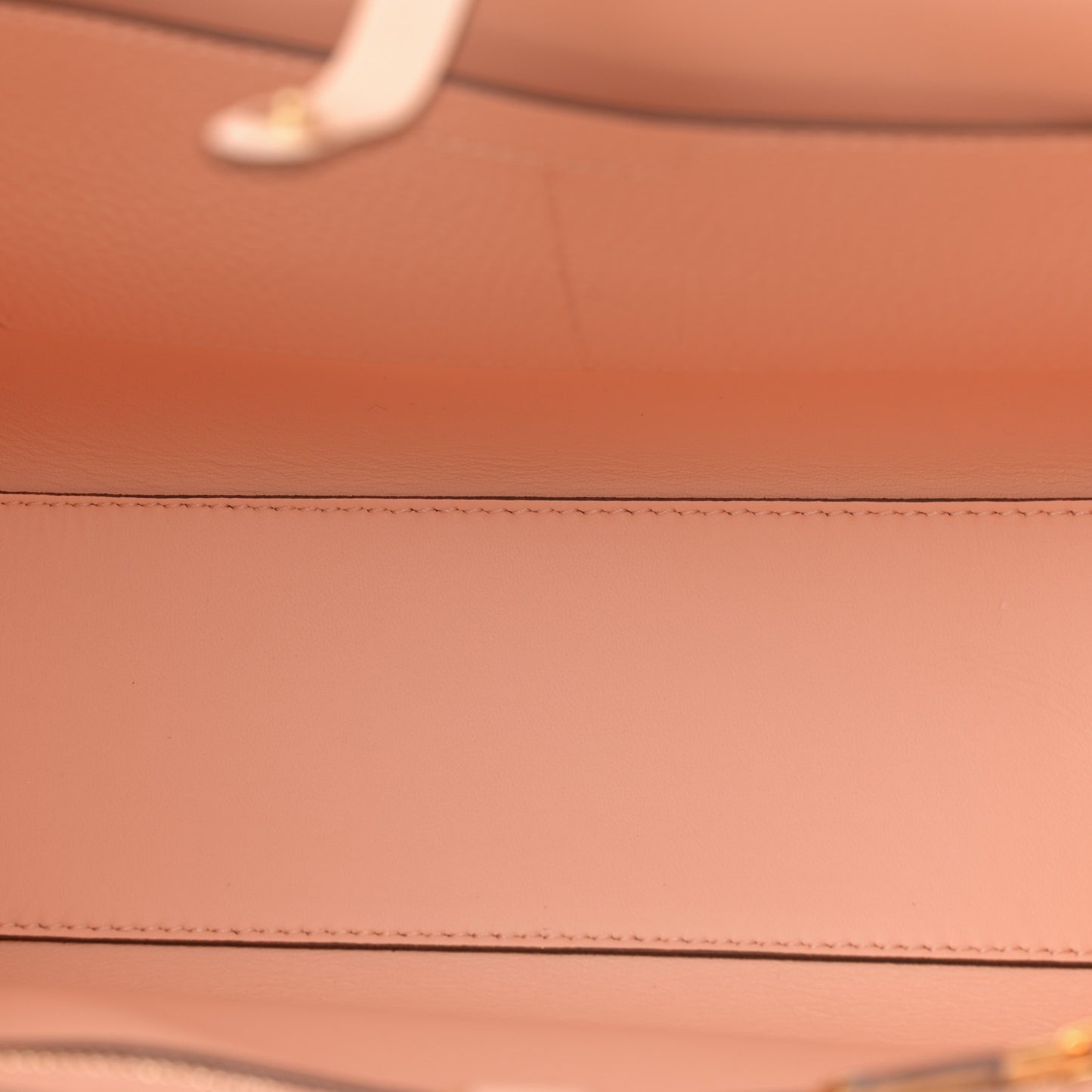 Grainy Calfskin Mini Frances Tote Peach Pink