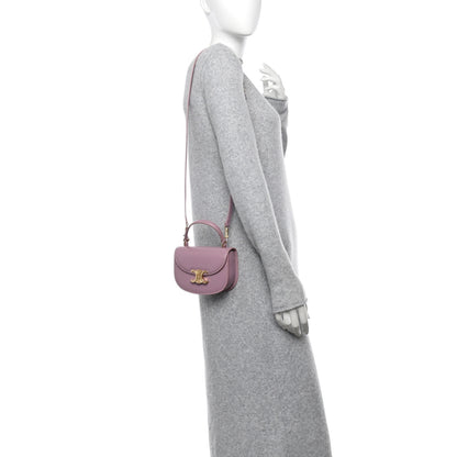 Celine Shiny Calfskin Triomphe Mini Besace Clea Petal 2 of 11