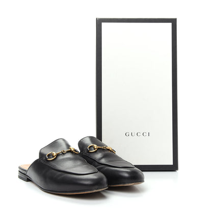 Gucci Calfskin Womens Princetown Slippers 37 Black 11 of 11