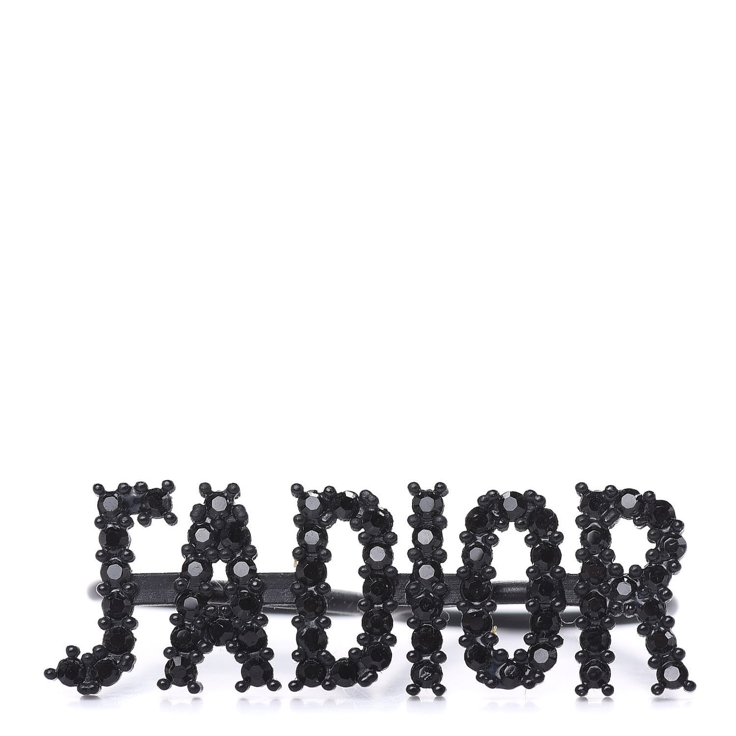 Crystal J'Adior Double Ring M Black