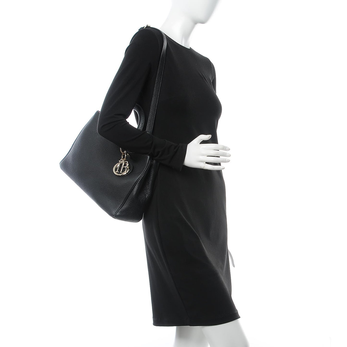 Bullcalf Medium Diorissimo Tote Black Rose Indien