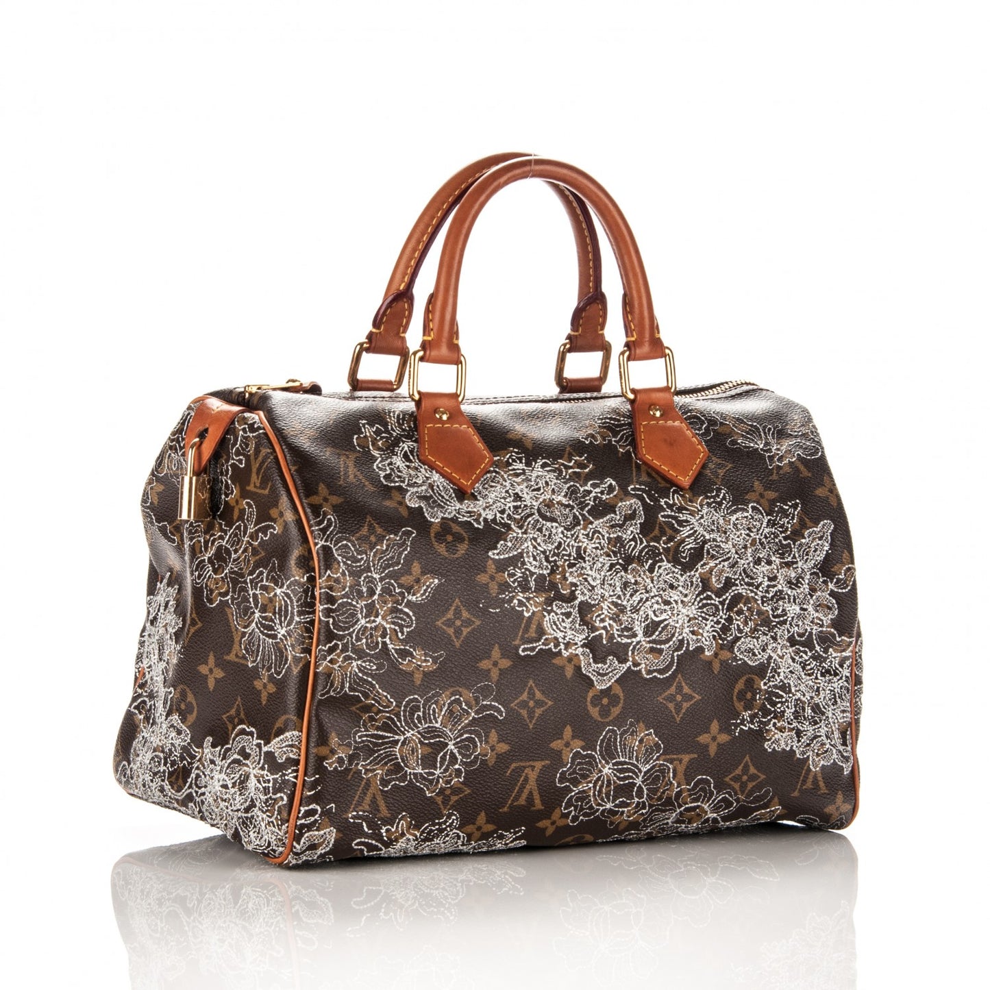Monogram Dentelle Speedy 30 Silver