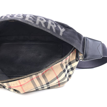 Burberry Bonded Cotton Medium Vintage Check Bum Bag Archive Beige 4 of 5