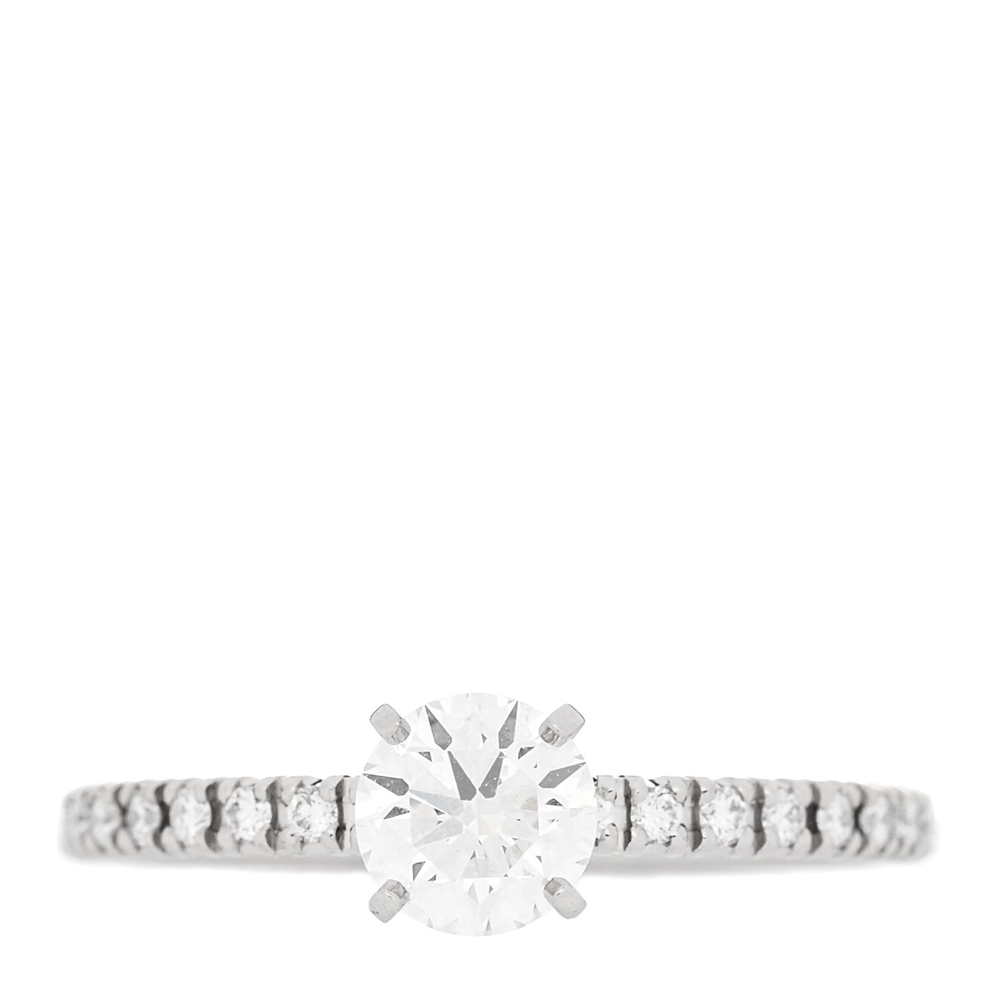 Platinum Diamond .40ct Etincelle De Cartier Solitaire Engagement Ring 46 3.75