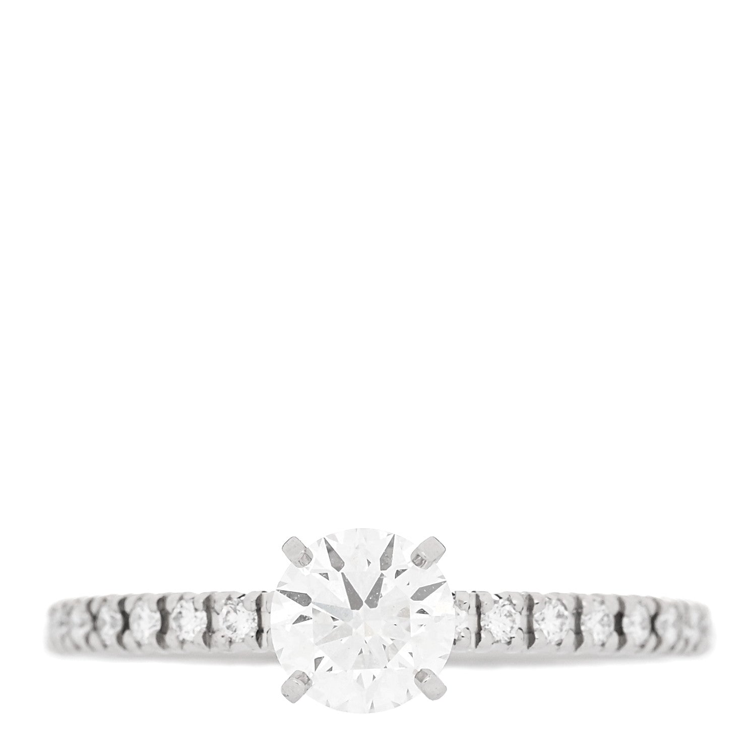 Cartier Platinum Diamond .40ct Etincelle De Cartier Solitaire Engagement Ring 46 3.75 1 of 7