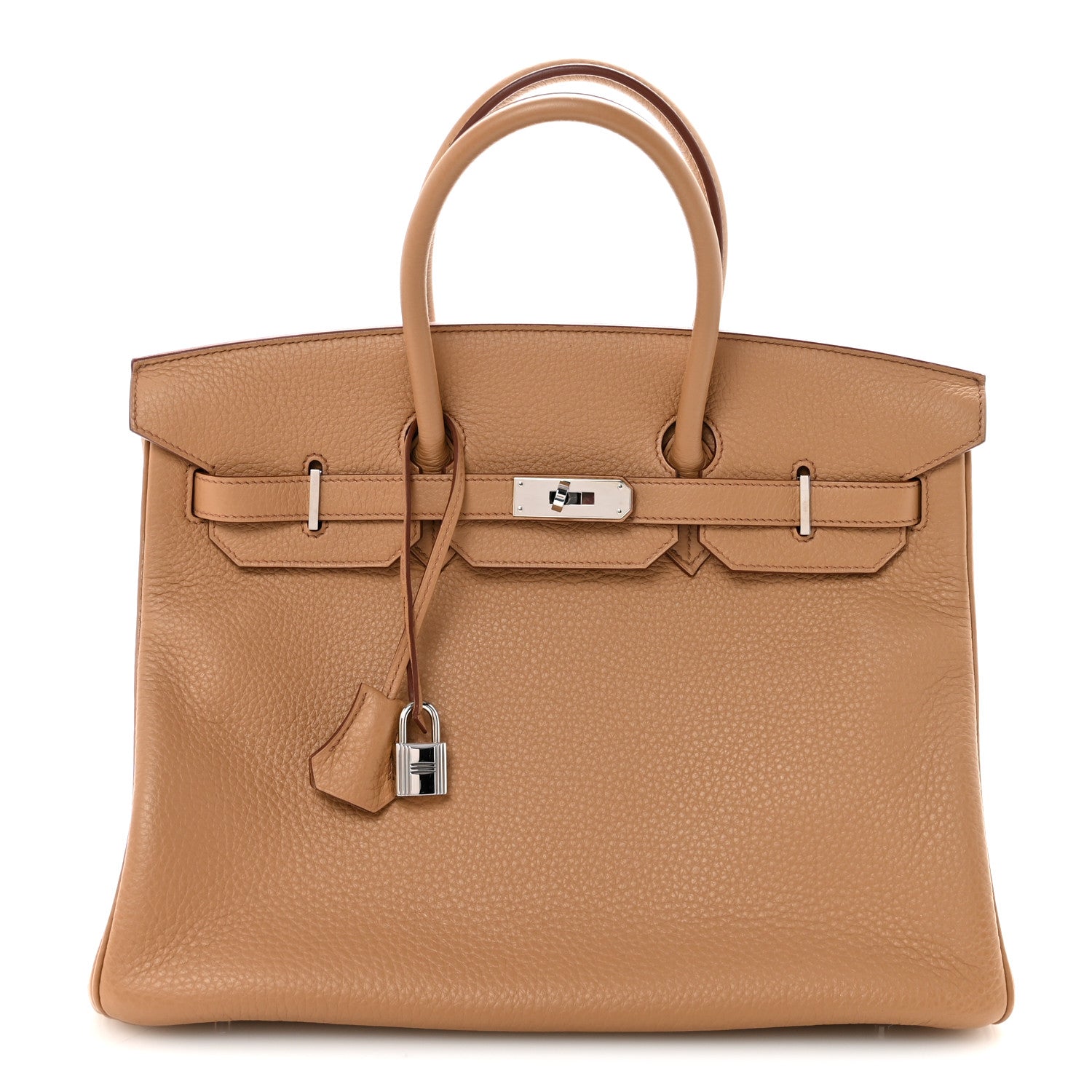 Hermes Taurillon Clemence Birkin 35 Biscuit 1 of 10